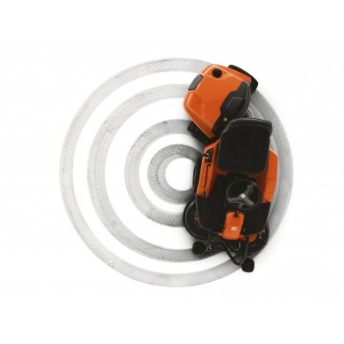 Rider traktoriukas Husqvarna R112C5 9 Rider traktoriukas Husqvarna R112C5 9